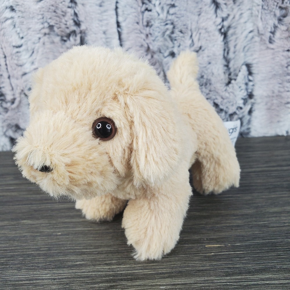Mini Journey Girls Tan 18" Doll Pet -  Plush Puppy Dog Golden Retriever 5" Small